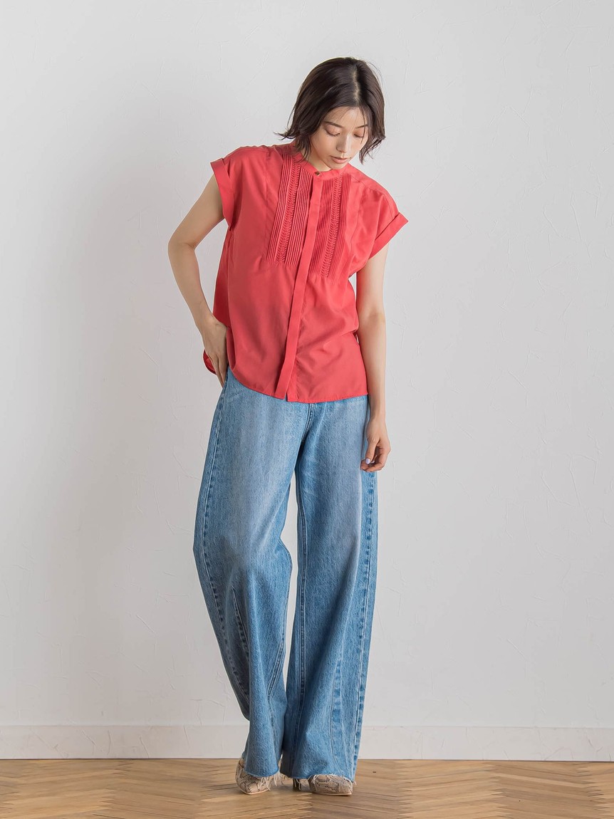 未使用品✨ドロワットロートレアモン　コットンリネンシャツ セール 40%OFF】ドロワット ロートレアモン Droite lautreamont