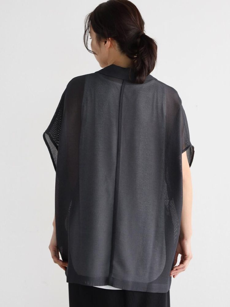 セール】クローブ CLOVE シアーメッシュ半袖ジャケット