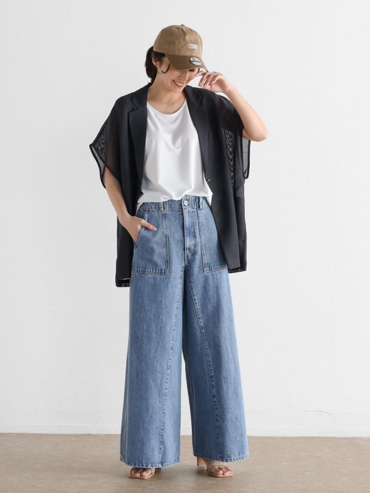セール】クローブ CLOVE シアーメッシュ半袖ジャケット