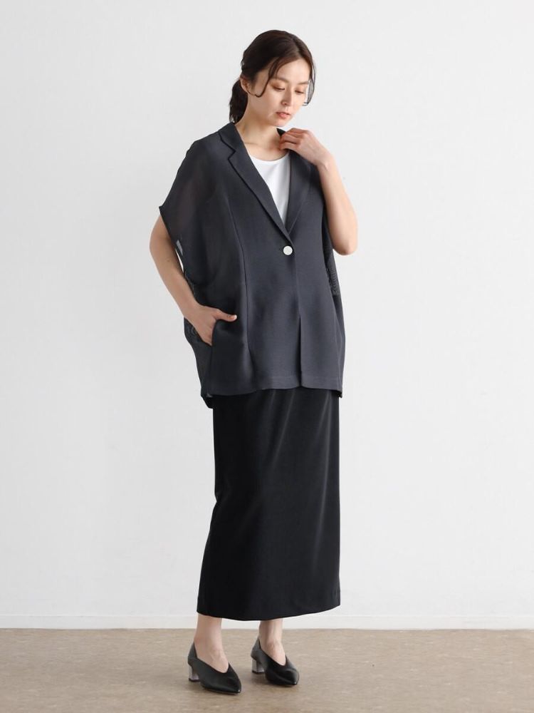 セール】クローブ CLOVE シアーメッシュ半袖ジャケット
