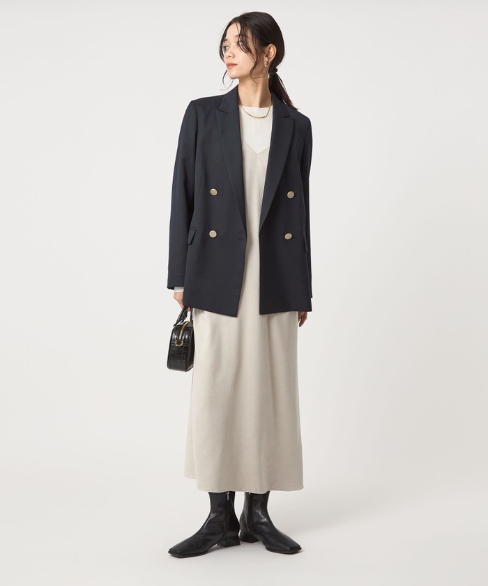 GREEN LABEL RELAXING【美品】 ダブル チェック ブラウン green label relaxing（グリーンレーベルリラクシング）の