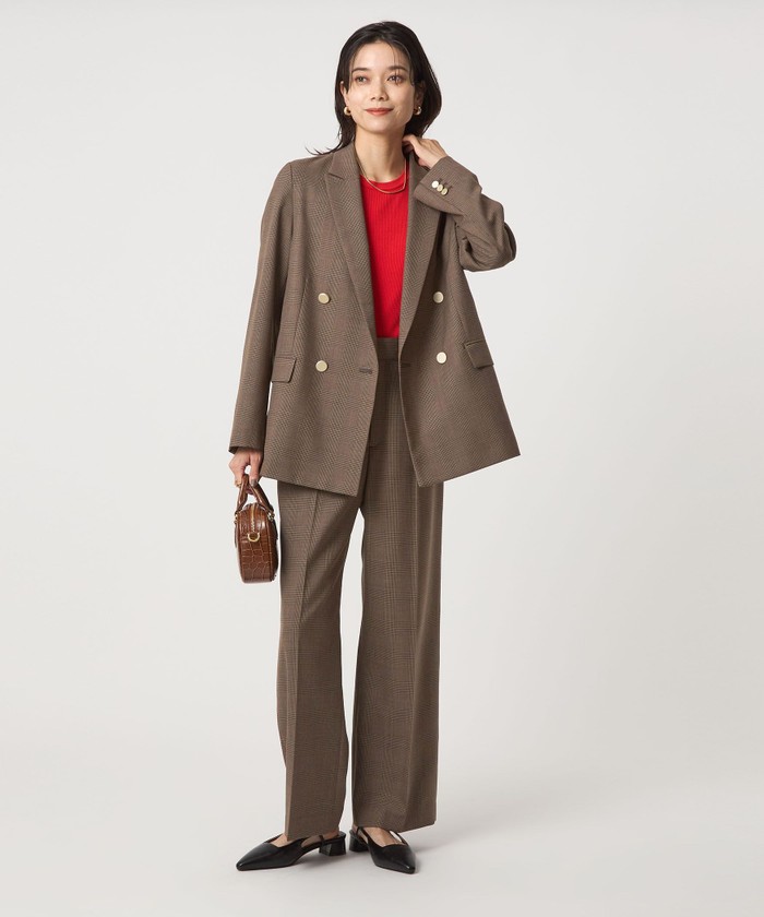 Greed ダブルジャケット ネイビー 38 size SHORTあり］Greed グリード シャンブレー ダブル ジャケット
