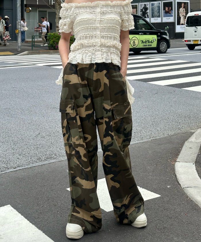 RAY CASSIN ブラック シアーカーゴパンツ PAL GROUP OUTLET｜【RAY CASSIN】タックカーゴパンツ | Rakuten