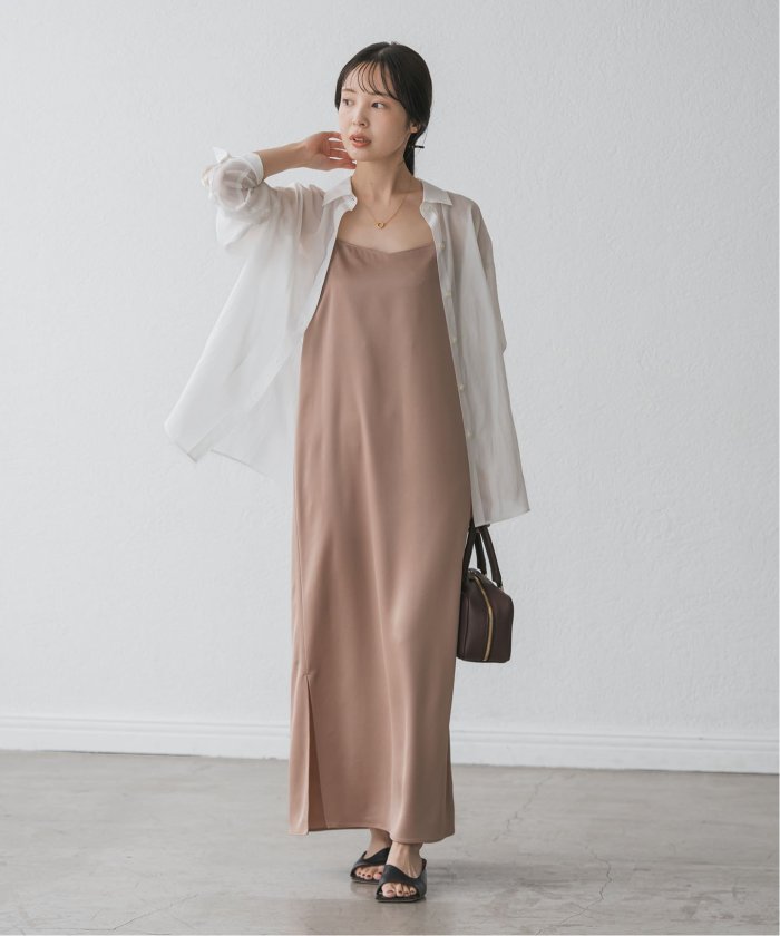 Noble【洗える】シルキーコットンプレーンシャツ セール 30%OFF】【洗える】シルキーコットンプレーンシャツ