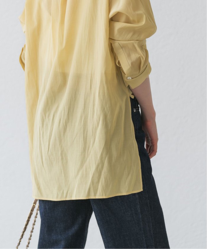 セール 30%OFF】【洗える】シルキーコットンプレーンシャツ