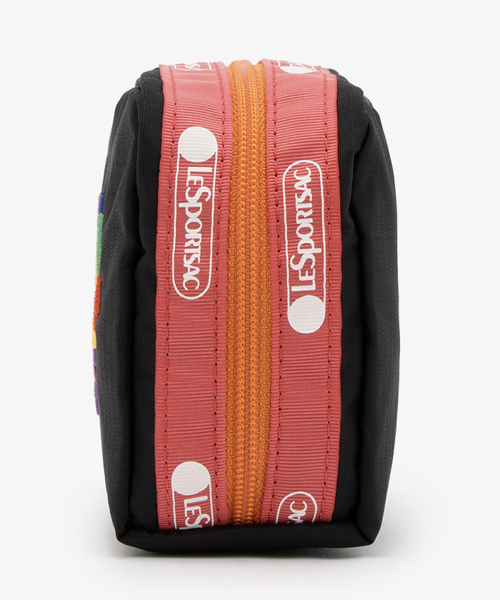 ■LeSportsac■SQUARE COSMETICテトリスハートエンブロイダリー Square Cosmetic - Tetris™ Heart Embroidery Square Cosmetic