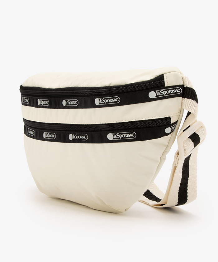 ■LeSportsac■HERITAGE BELT BAG サンドバー/ブラック HERITAGE BELT BAGスペクテイターサンドバー/ブラック(508336262