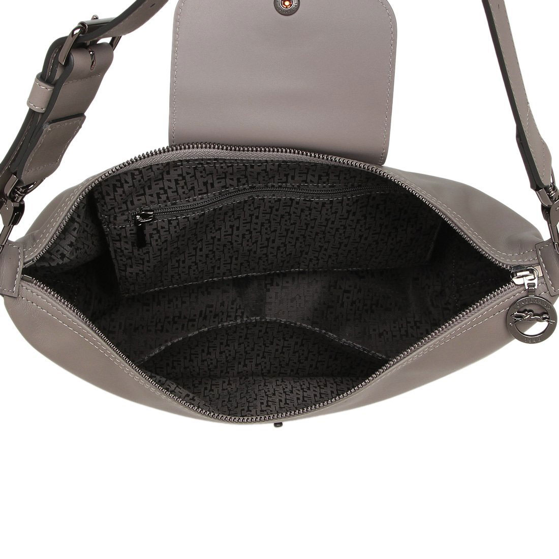 Longchamp HOBO ロンシャン ショルダーバッグ #グレー クーポン】ロンシャン LONGCHAMP ショルダーバッグ ハンドバッグ