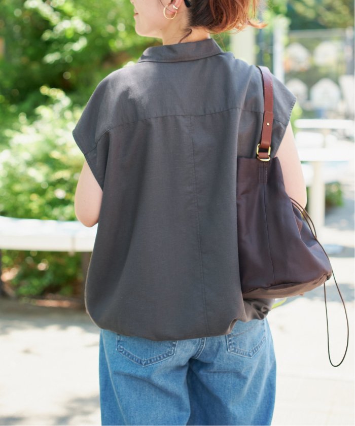 Spick and Span ソフトブロードフレンチヘムギャザーシャツ ソフトブロードフレンチヘムギャザーシャツ｜スピックアンド