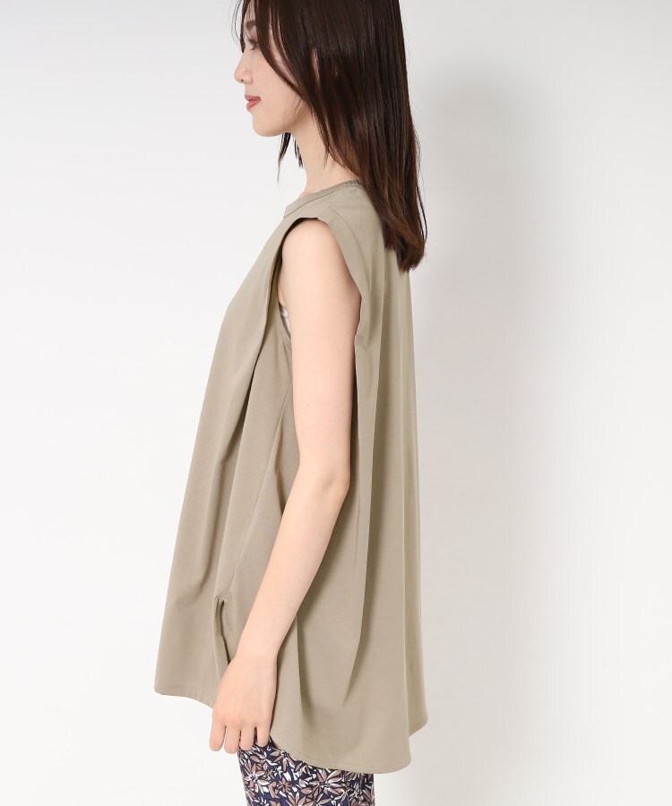 CORDIER / コルディア 美シルエットノースリーブタンクトップ 美シルエットノースリーブタンクトップ（タンクトップ