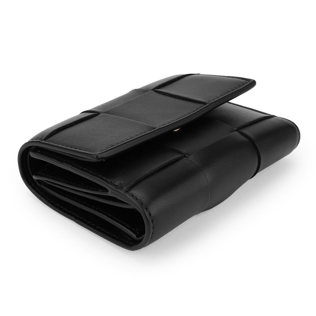 ボッテガヴェネタ財布 カセット 三つ折り 814686 VCQC1 ブラック ボッテガヴェネタ BOTTEGA VENETA 3つ折り財布 カセット 三