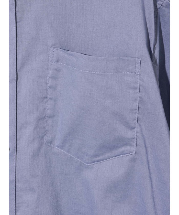 ブラウス シャツ MIDIUMISOLID for Ladies ハーフスリーブワイドシャツ レディース MARcourt｜MIDIUMISOLID for Ladies ハーフスリーブワイドシャツ
