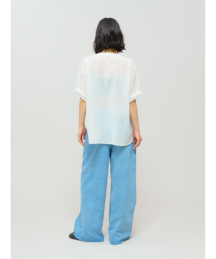セール 20%OFF】MIDIUMISOLID for Ladies ハーフスリーブドロー