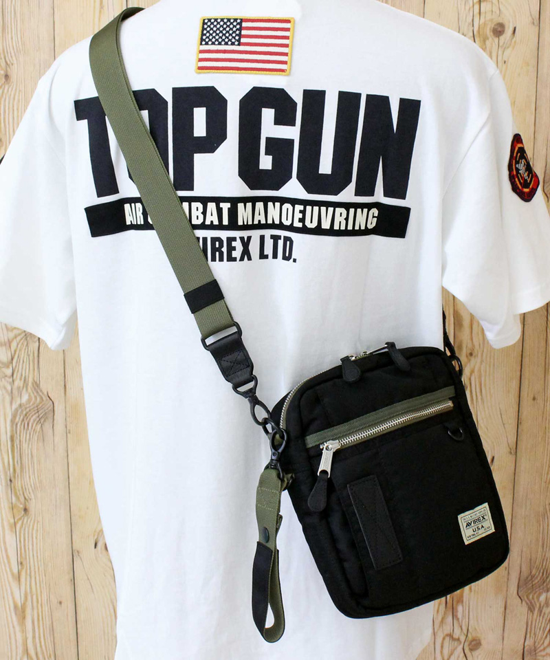 国内発送【AVIREX】FLIGHT NYLON ”VERTICAL SHOULDER BAG” FLIGHT NYLON ”VERTICAL SHOULDER BAG” | AVIREX