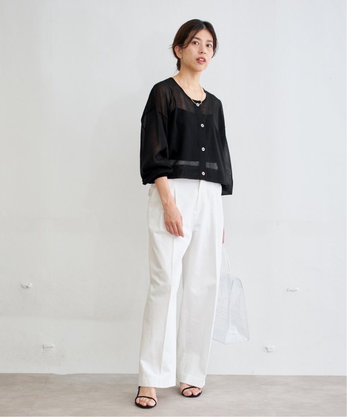 入荷now 安全 追加2》FILMY COTTONカーディガン(508365131) イエナ(IENA | トップス