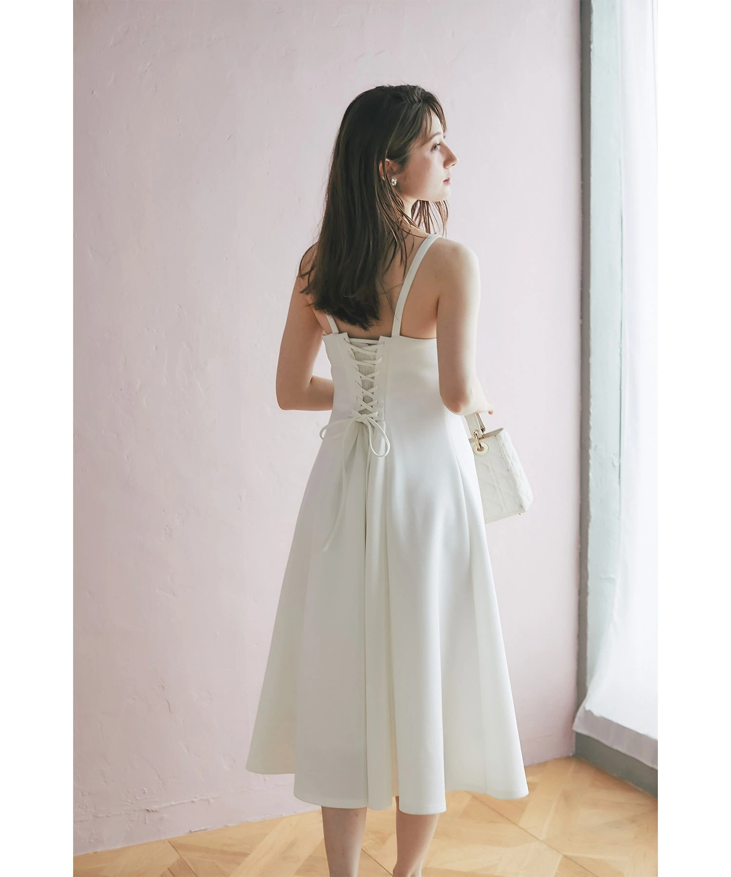 トッコクローゼット tocco closet リボン付きフラワービジュー