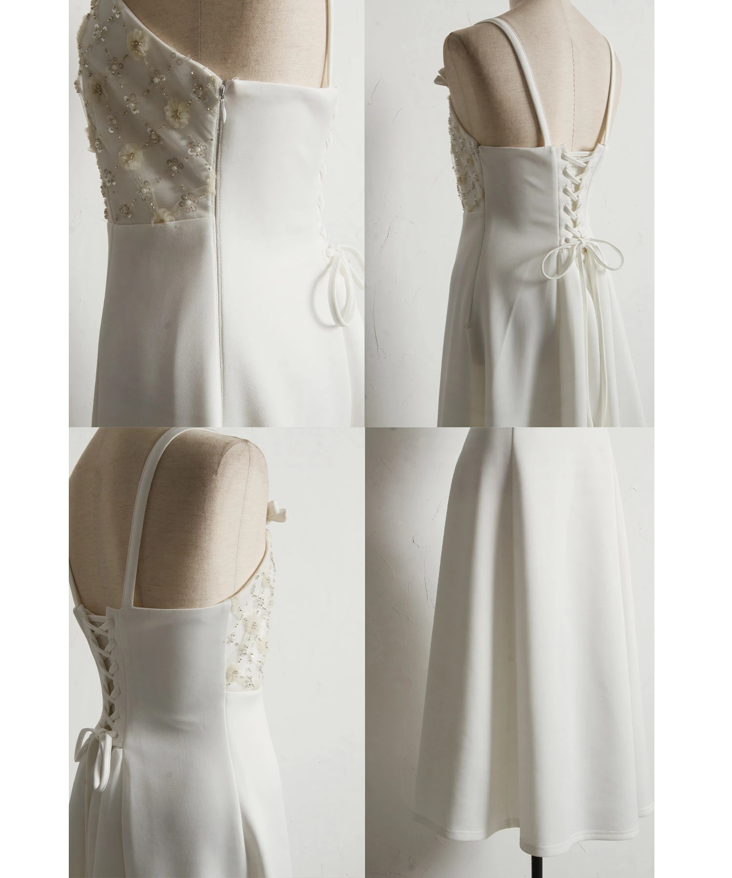 トッコクローゼット tocco closet リボン付きフラワービジュー