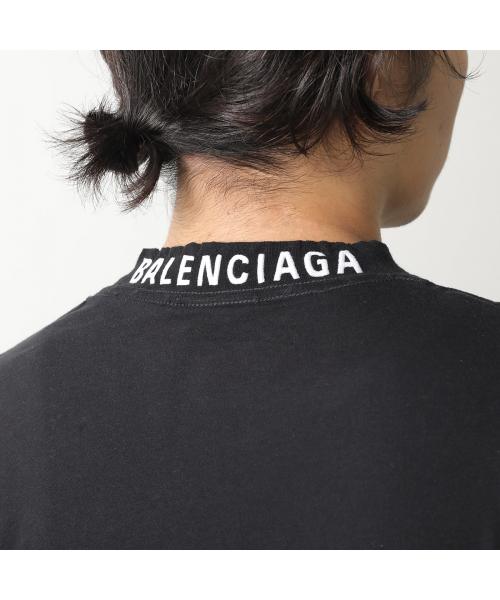 BALENCIAGA Tシャツ 739784 TOVF4 ロゴ刺繍 ダメージ加工 セール】バレンシアガ BALENCIAGA BALENCIAGA Tシャツ 739784
