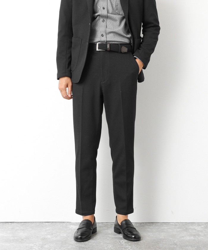 極美品 SEABEES Track jacket SLACKS セットアップ エレガンスを纏う春夏スタイル：テックウール®トロピカル