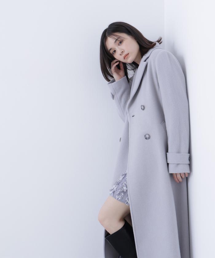 エヌナチュラルビューティーベーシック ビーバーメルトンチェスターコート M N.（N. Natural Beauty Basic）（エヌエヌナチュラル