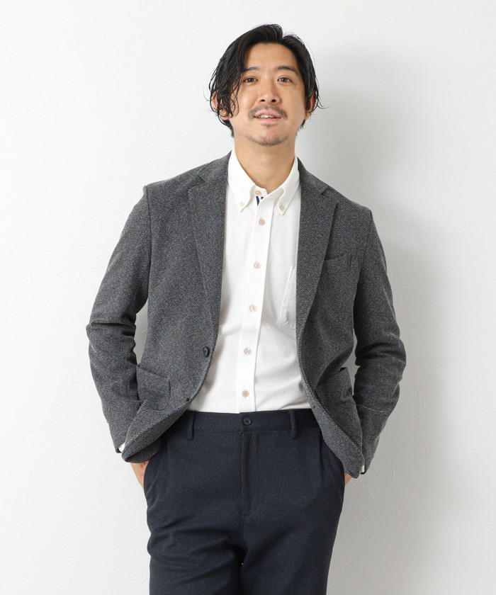 【極美品】Theory パロミノ Vネックノーカラージャケット カラーレス セットアップ対応]ジョーゼットノーカラージレ[品番
