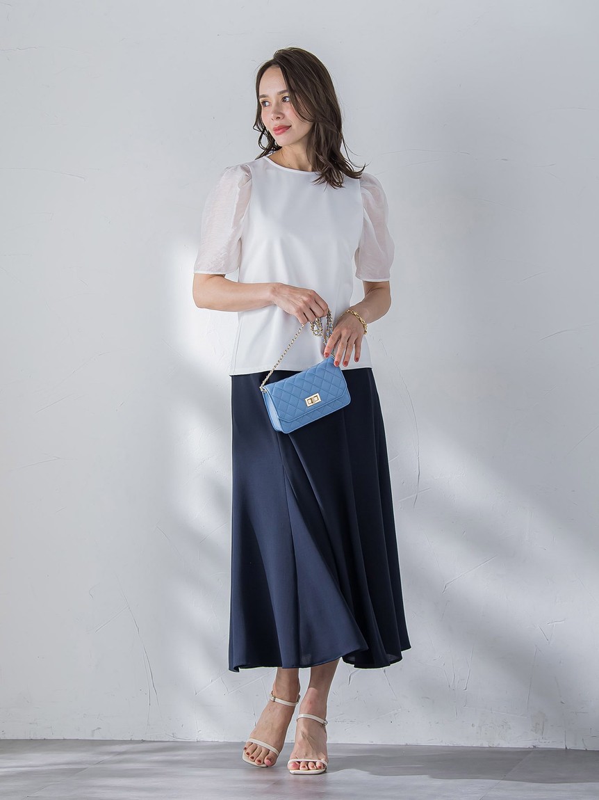 Viaggio Blu / ビアッジョブルー シアースリーブカットソー≪手洗い可能≫ セール 30%OFF】ビアッジョブルー Viaggio Blu シアースリーブ
