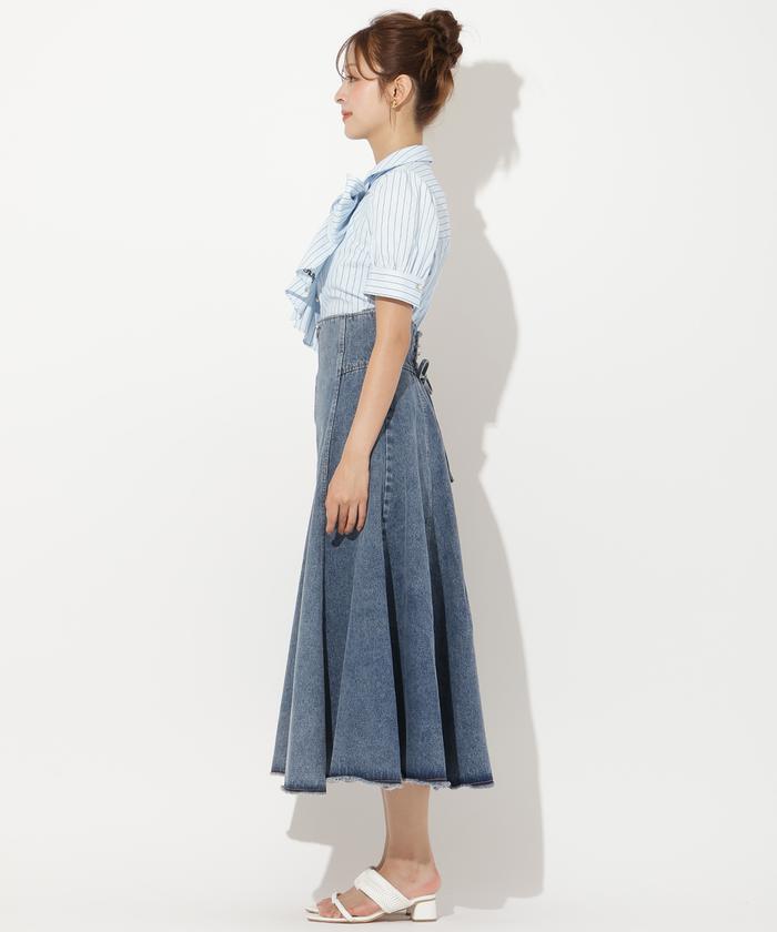 センターZIPデニムスカート(508376935) | AND COUTURE(AND