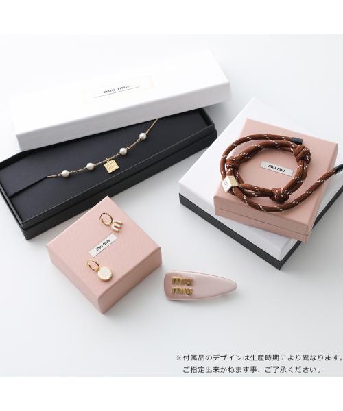 セール】ミュウミュウ Miu Miu MIUMIU スタッドピアス 5JO911