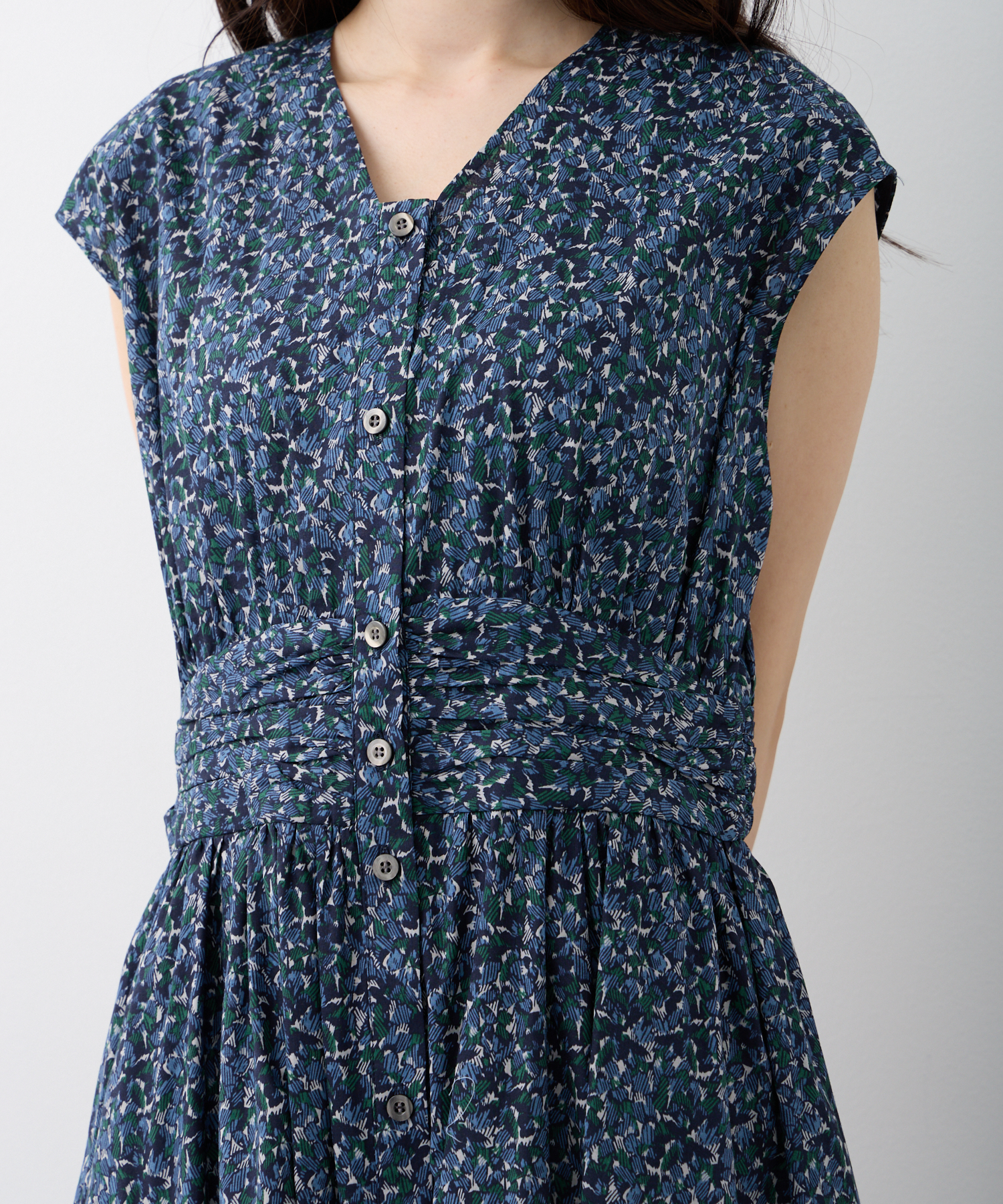 【Phase Eight】Karmie ポンテ ペンシル ワンピース ブルー LAUT BLUE(ラウトブルー)ジパングマキシワンピース/花柄
