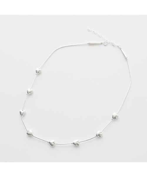 HARPO ネックレス heart Necklace 26inch ハート Dido 26 Letters L Heart Shape Pendant Necklace Rhinestone