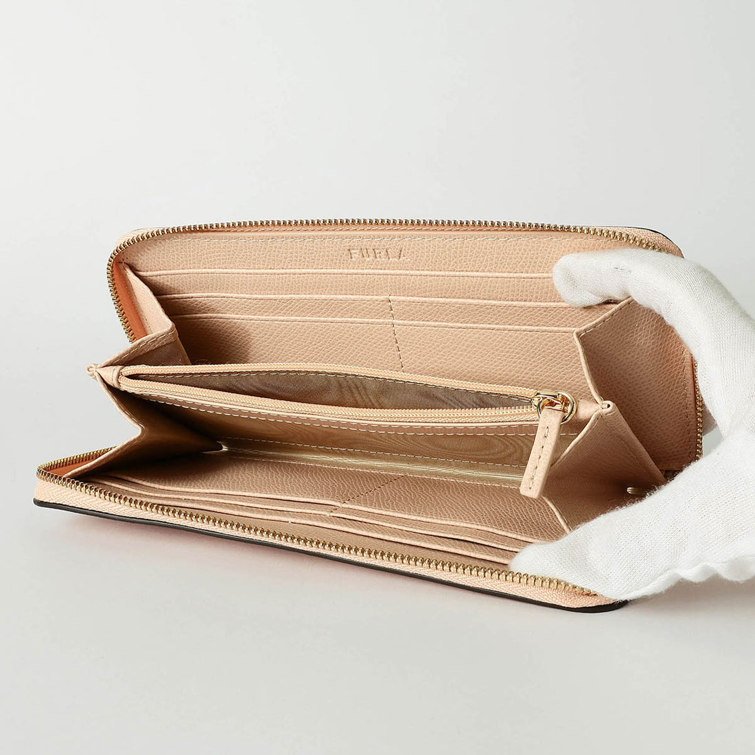 セール】フルラ FURLA 長財布(ラウンドファスナー) カメリア XL