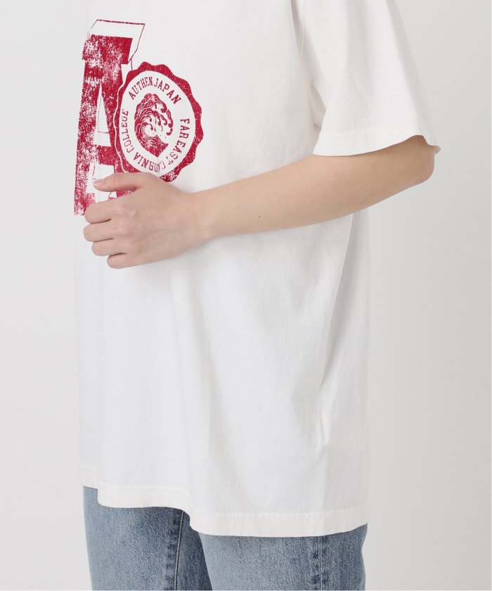 tシャツ AUTHEN / オーセン SS FEC FLOCKY PRINT T-SHIRT レディース AUTHEN / オーセン SS FEC FLOCKY PRINT T-SHIRT（Tシャツ