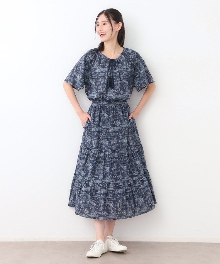 新品☆ローラアシュレイ レース柄のスロー ブランケット ショール