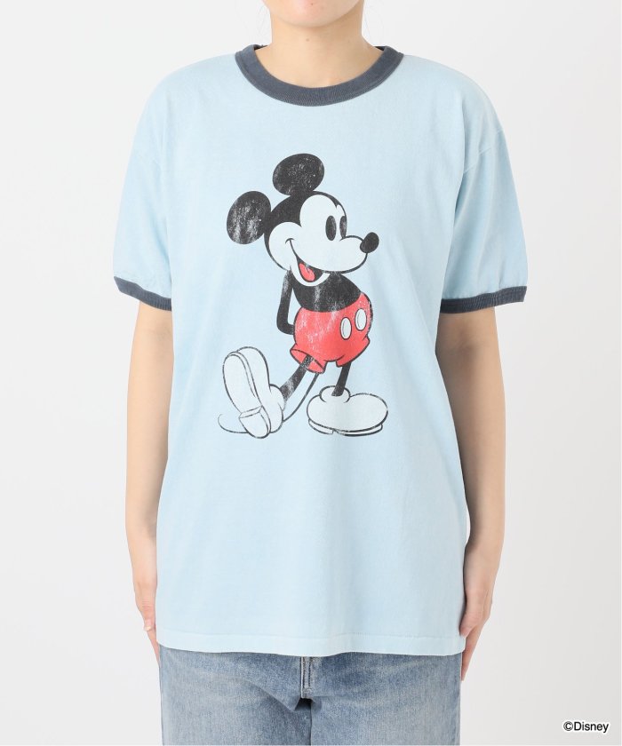 フレームワーク　ジョンブル MICKEY MOUSE T Embroidery FRAMeWORK tシャツ JOHNBULL/ジョンブル 「MICKEY MOUSE」 T