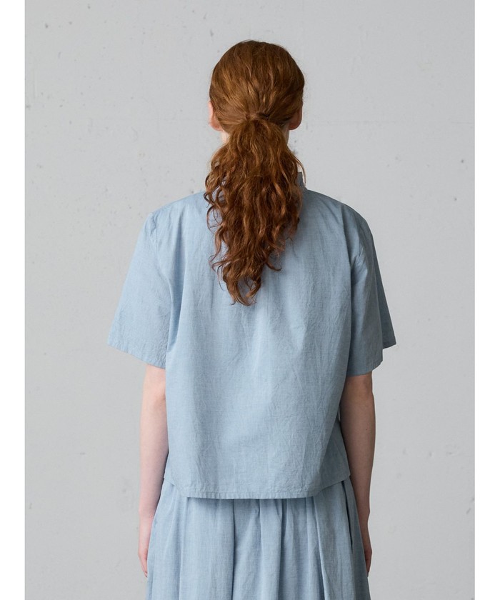 ブラウス シャツ MidiUmi シャンブレーフリルシャツ レディース MARcourt｜MidiUmi シャンブレーフリルシャツ | Rakuten Fashion
