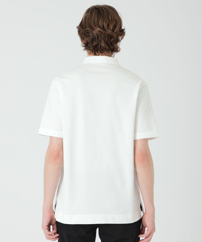 セール 33%OFF】ストライプパッチワークポロシャツ(508349028