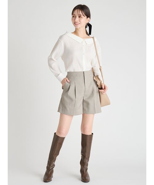 CELFORD パデットタックショートパンツ CELFORD｜バリエーションタックショートパンツ | Rakuten