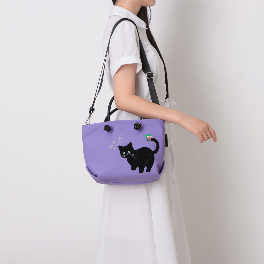 【デイリーに活躍する♪】アナスイ バッグ 大人気♡ アナスイ ANNA SUI デイリーTITI 2wayトートバッグ(508382054