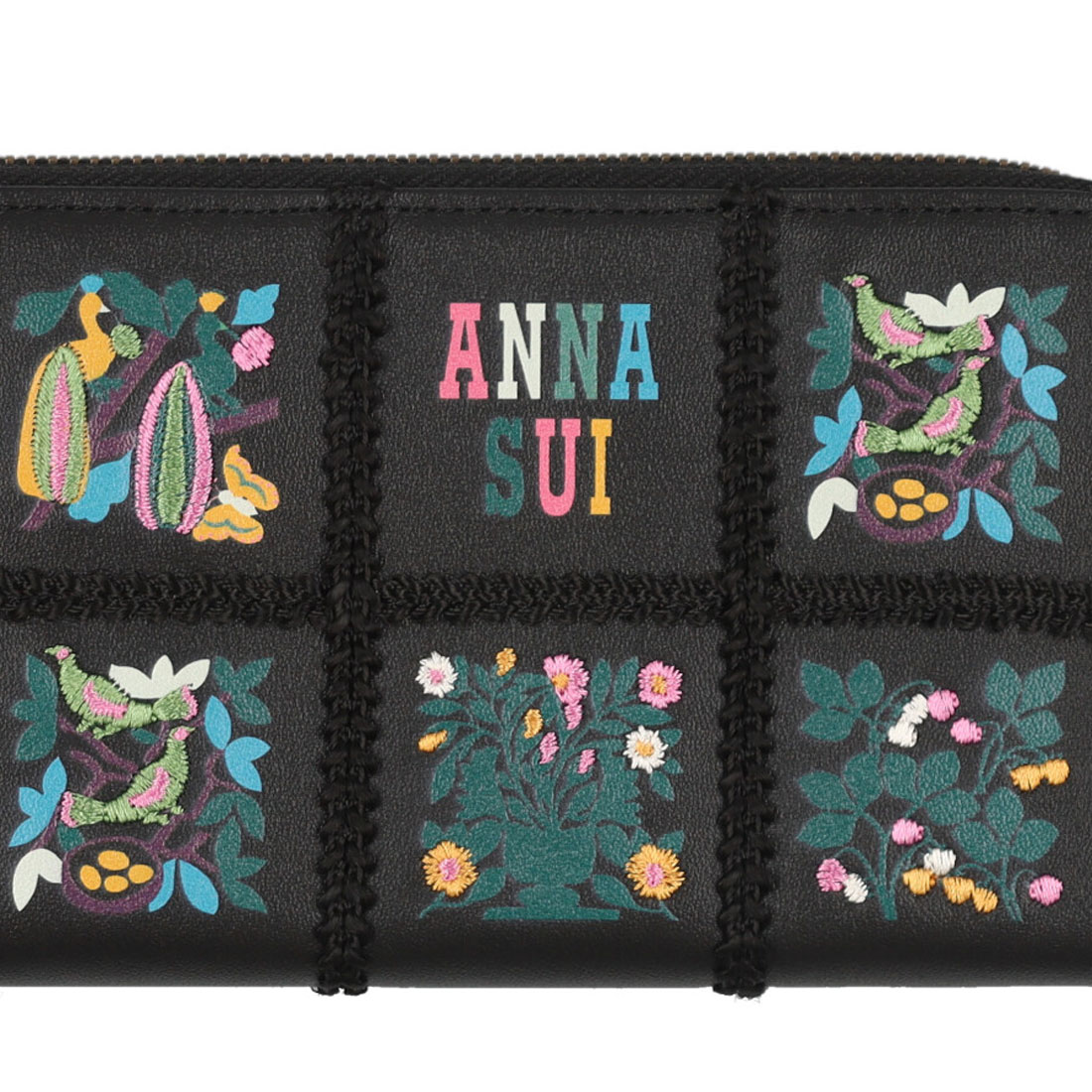 クーポン】アナスイ ANNA SUI ブルーム Lファスナー長財布