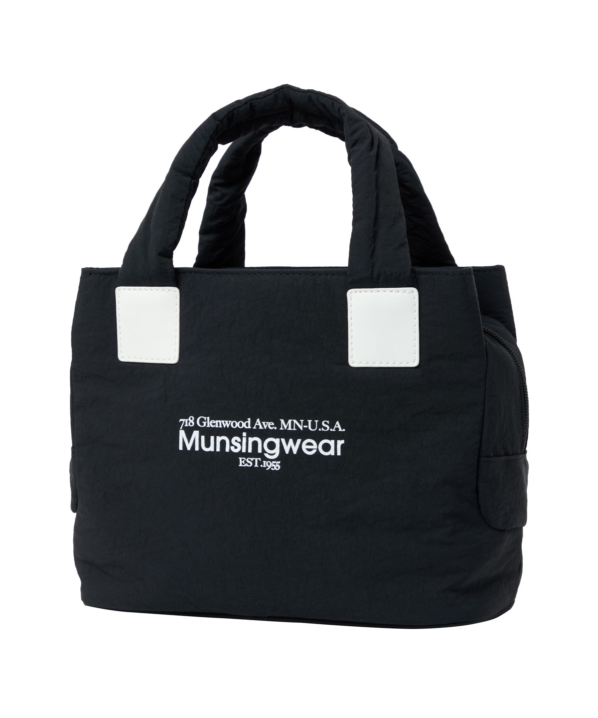 MUNSINGWEAR マンシングウェア　カートバッグ　ラウンドバッグ　水玉 mqcvja44-cbpch01.jpg