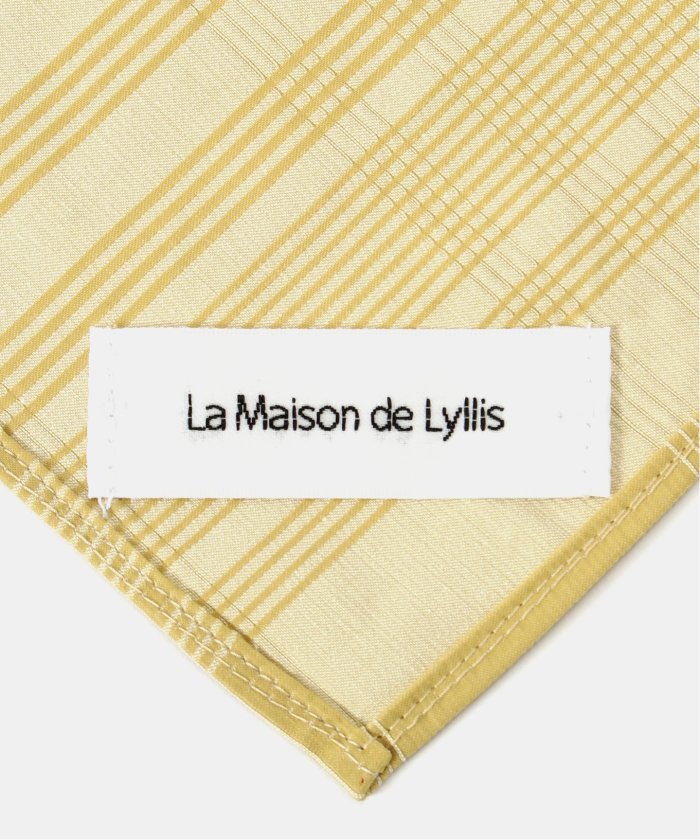 IENAにて購入　La Maison de Lyllis/ラ メゾン ド リリス La Maison de Lyllis/メゾンドリリス】HINOKI frill brim hat