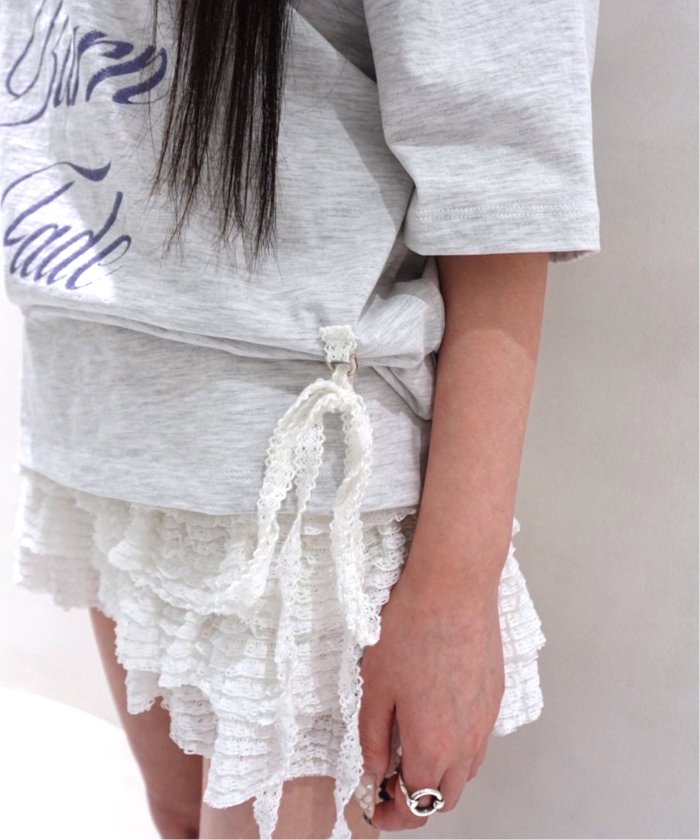 CRANK /クランクLACE STRING OFF SHOULDER TOP(508383156