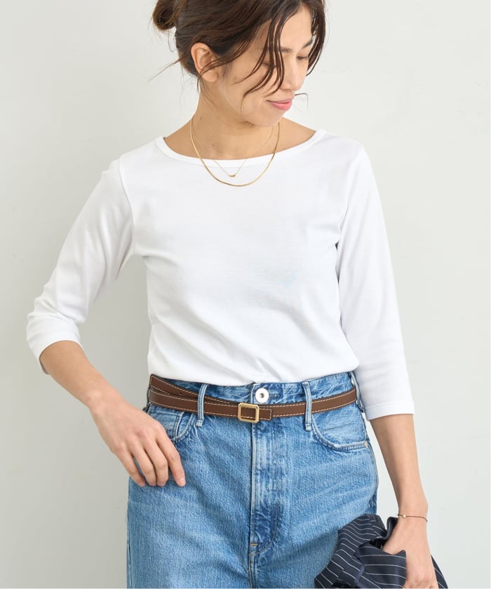 IENA ATON/エイトン 別注 SUVIN FRAISE SS Tシャツ ATON/エイトン 別注 SUVIN FRAISE ショートスリーブ Tシャツ（T
