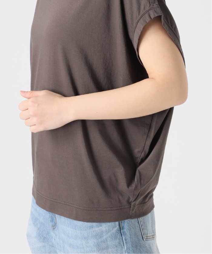 プラージュplage ALBINIハイゲージTシャツ　新品　ブルー プラージュ Plage 《追加》ALBINI ハイゲージTシャツ （ブルー