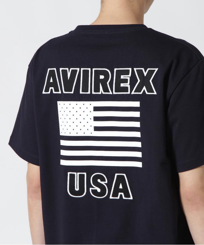 WEB&DEPOT限定》S/S CREW NECK T STAR SPANGLED BANNER/クルー