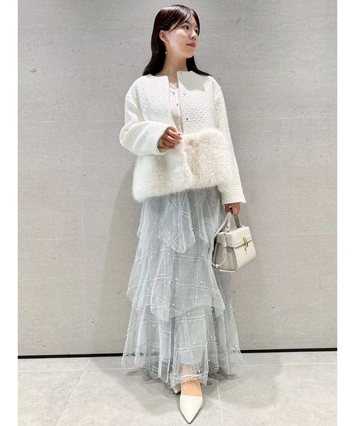 【値下げ不可】CELFORD セルフォード 裾ファーブルゾン OWHT 38 裾ファーブルゾン(ジャケット・ブルゾン)｜OUTER（アウター