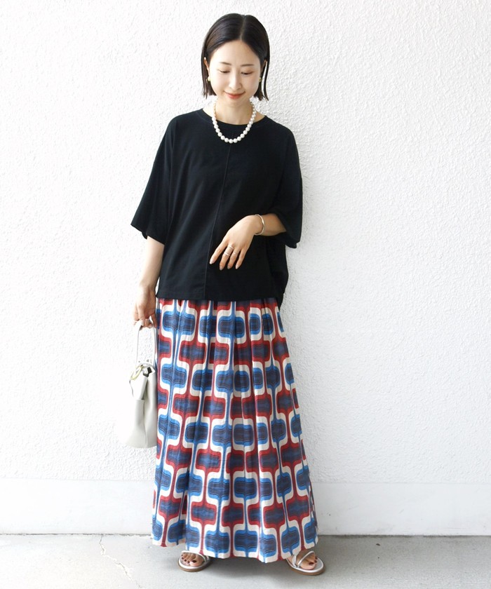 セール 30%OFF】裾タック コクーン ショートスリーブ プル