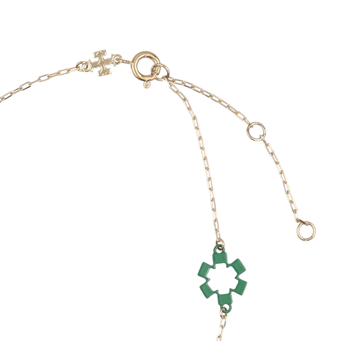 セール】トリーバーチ TORY BURCH Kira Clover Enamel Necklace