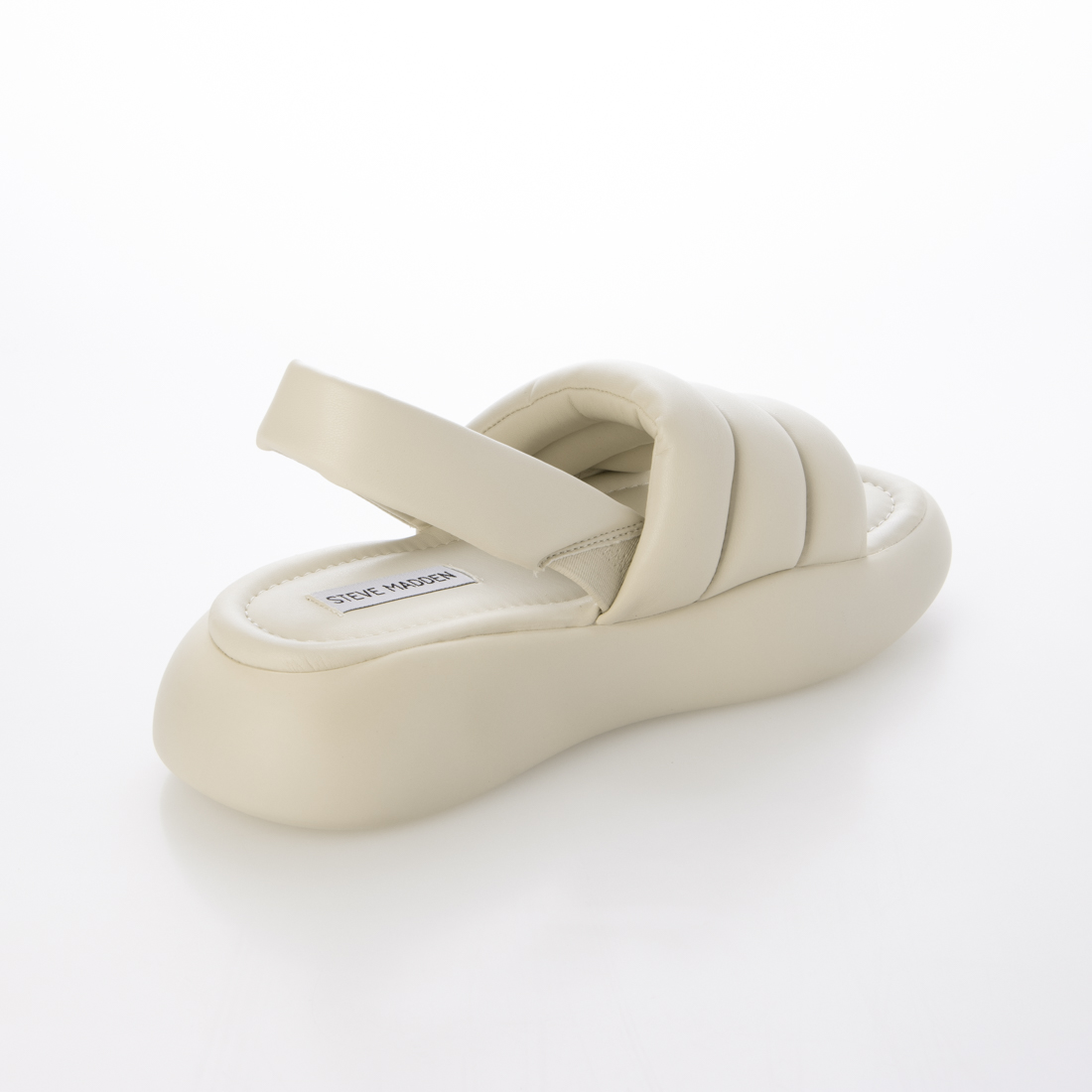 シンプルなストラップ【STEVE MADDEN】サンダル スティーブ マデン STEVE MADDEN ストラップ付パフィーサンダル