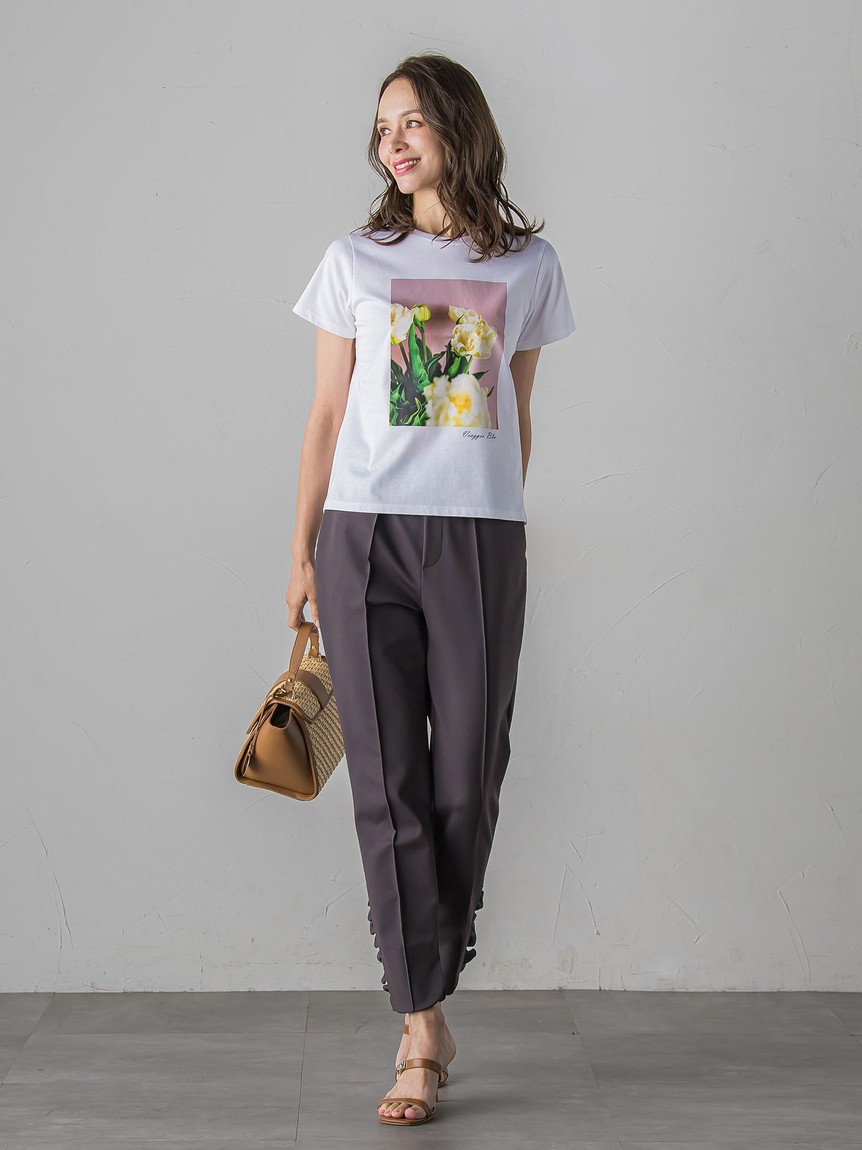 Viaggio Blu / ビアッジョブルー フォトプリントTシャツ≪洗濯機で洗える≫ ビアッジョブルー Viaggio Blu フォトプリントTシャツ≪洗濯機で